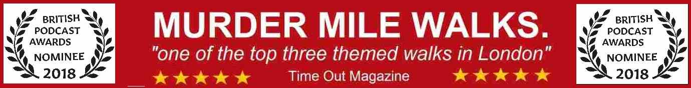 Murder Mile Walks five star banner - Quirky Things To Do In London
